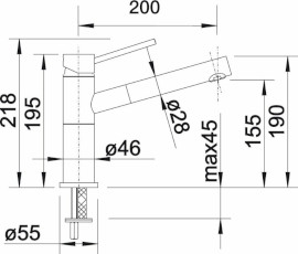 Küchenarmaturen ALTA-S Compact 526161   INKL. 5 JAHRE GARANTIE