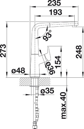 Küchenarmaturen AVONA-S 526170   INKL. 5 JAHRE GARANTIE